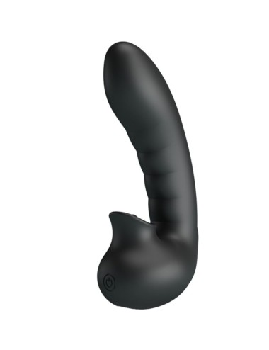 PRETTY LOVE - HOBGOBLIN VIBRATING FINGER CASE 12 VIBRATIONS + CLITORIS STIMULATOR BLACK