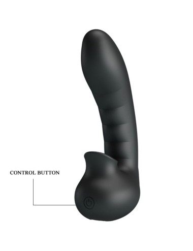 PRETTY LOVE - HOBGOBLIN VIBRATING FINGER CASE 12 VIBRATIONS + CLITORIS STIMULATOR BLACK