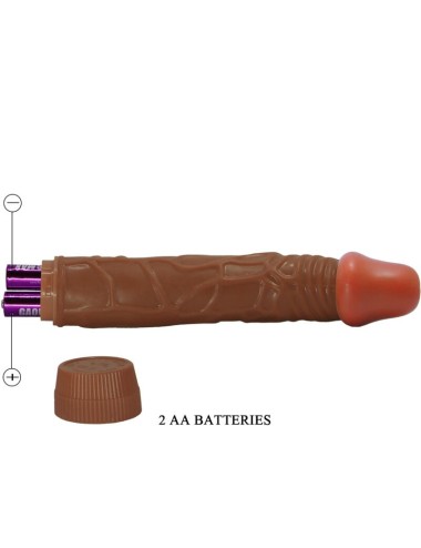 BAILE - BOB REALISTIC VIBRATOR 22.5 CM MULATTO