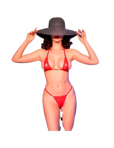 CHILIROSE - CR 4840 MICRO BIKINI RED S/M
