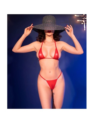 CHILIROSE - CR 4840 MICRO BIKINI RED S/M