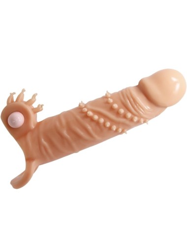 PRETTY LOVE - CONNOR PENIS SLEEVE + CLITORIS STIMULATOR FLESH