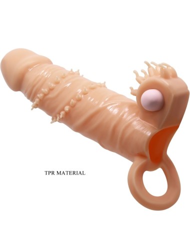 PRETTY LOVE - CONNOR PENIS SLEEVE + CLITORIS STIMULATOR FLESH