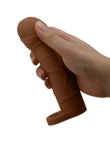 PRETTY LOVE - BUNION PENIS SLEEVE WITH 2.5 CM EXTENSION MULATTO