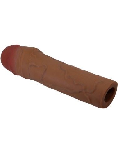 PRETTY LOVE - CHANE PENIS SLEEVE WITH 5 CM EXTENSION MULATTO