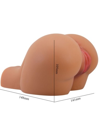 CRAZY BULL - KYLIE ASS VIBRATOR WITH REALISTIC VAGINA AND ANUS FLESH REMOTE CONTROL