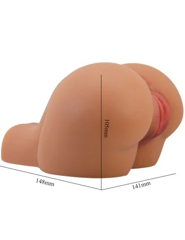 CRAZY BULL - KYLIE ASS VIBRATOR WITH REALISTIC VAGINA AND ANUS FLESH REMOTE CONTROL