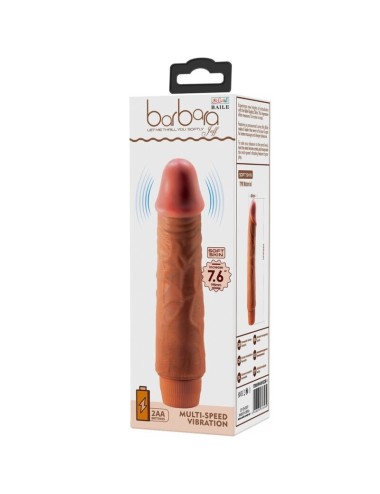 BAILE - JEFF REALISTIC VIBRATOR 19.5 CM MULATTO