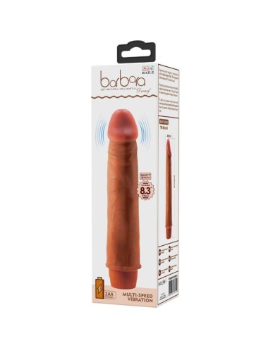 BAILE - DWARF REALISTIC VIBRATOR 21 CM MULATTO