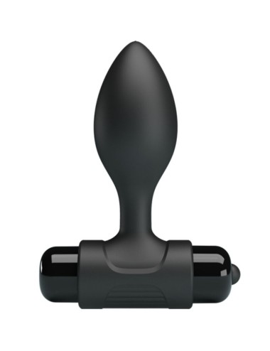 PRETTY LOVE - VIBRA BUTT 10 VIBRATIONS ANAL PLUG BLACK