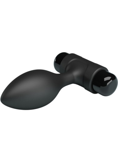 PRETTY LOVE - VIBRA BUTT 10 VIBRATIONS ANAL PLUG BLACK