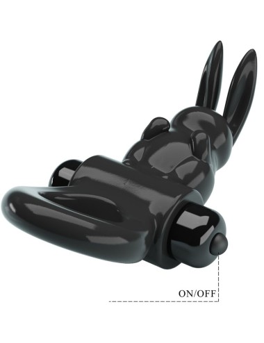 PRETTY LOVE - EXCITING RING RABBIT VIBRATOR RING 10 VIBRATIONS BLACK