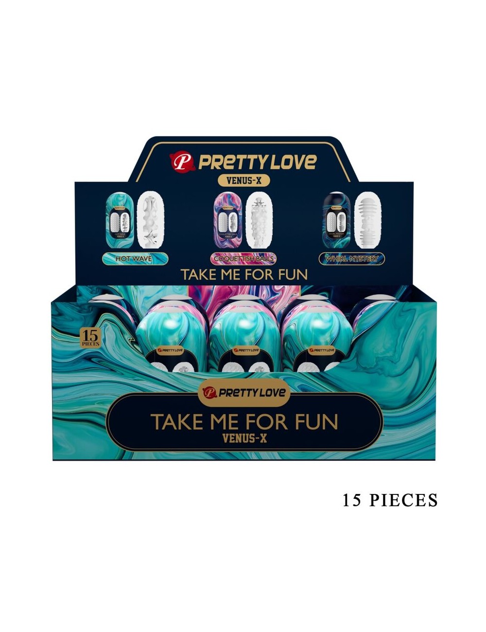 PRETTY LOVE - VENUS X 15 SILICONE MALE MASTURBATORS WHITE PRETTY LOVE - VENUS X 15 SILICONE MALE MASTURBATORS WHITE