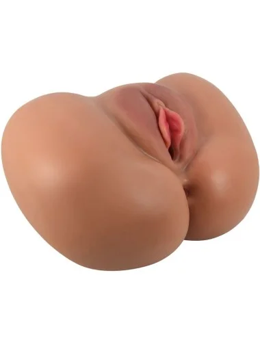 CRAZY BULL - LUNA VIBRATOR BUTT WITH REALISTIC VAGINA AND ANUS FLESH CONTROL REMOTO