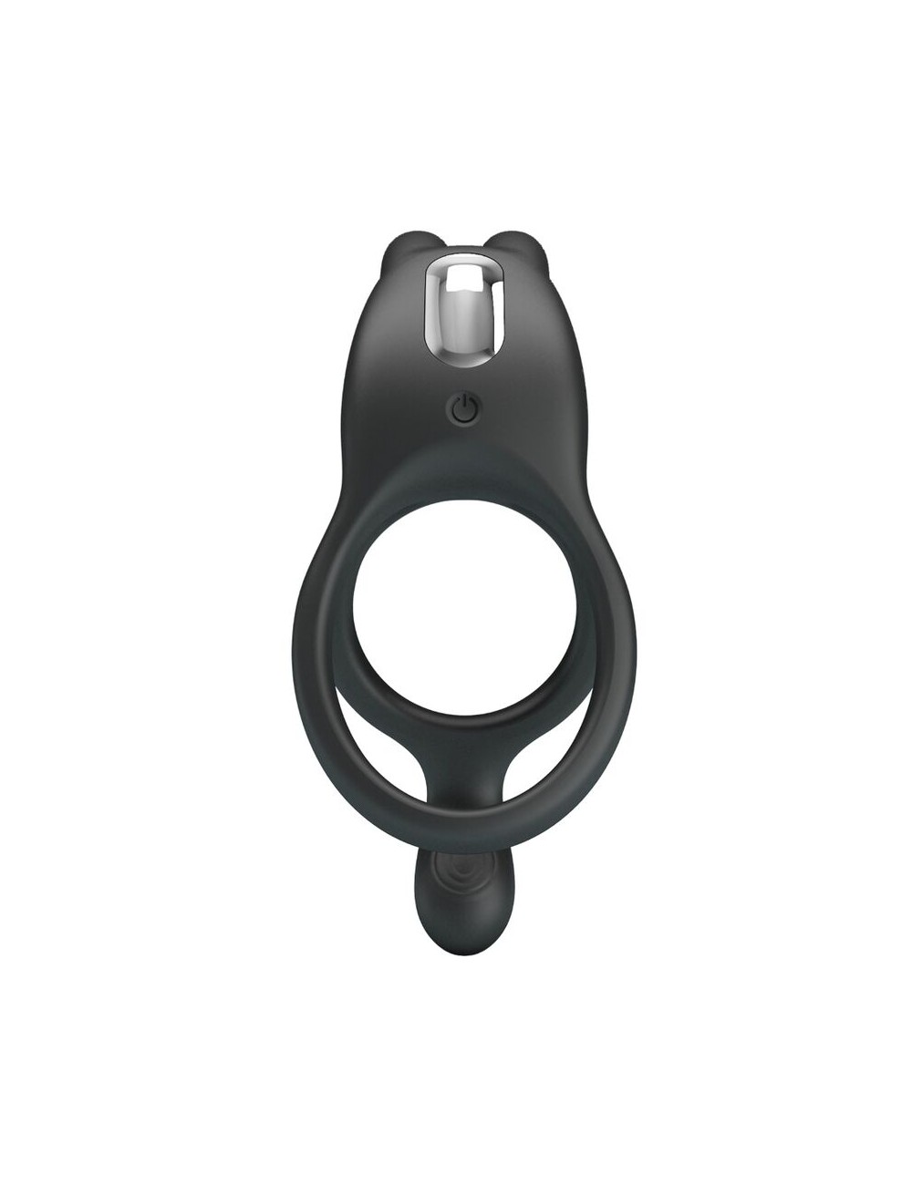 PRETTY LOVE - SETH DOUBLE VIBRATING RING RABBIT 7 VIBRATIONS BLACK PRETTY LOVE - SETH DOUBLE VIBRATING RING RABBIT 7 VIBRATIONS BLACK