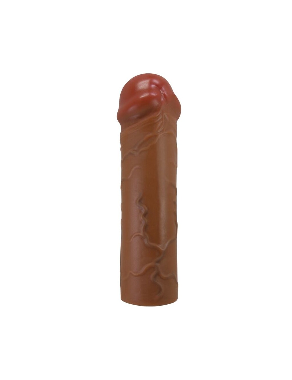 PRETTY LOVE - NILE PENIS SLEEVE WITH 2.5 CM EXTENSION MULATTO