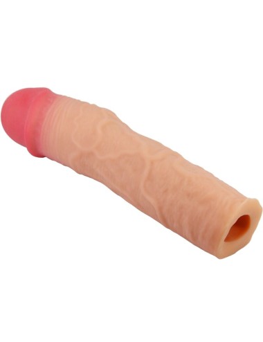 PRETTY LOVE - STEVENSON PENIS SLEEVE WITH 7.6 CM EXTENSION FLESH