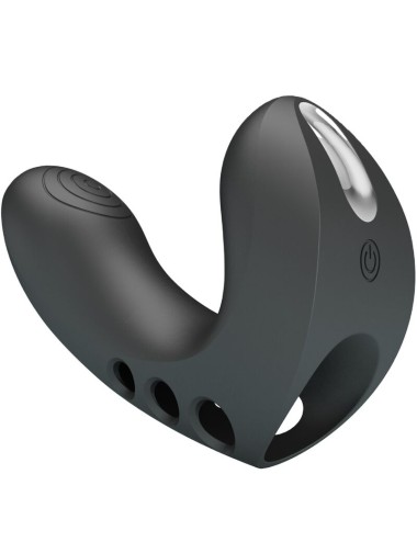 PRETTY LOVE - CAMELIA FINGER VIBRATOR 7 VIBRATIONS BLACK