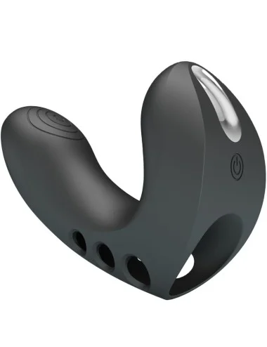 PRETTY LOVE - CAMELIA FINGER VIBRATOR 7 VIBRATIONS BLACK