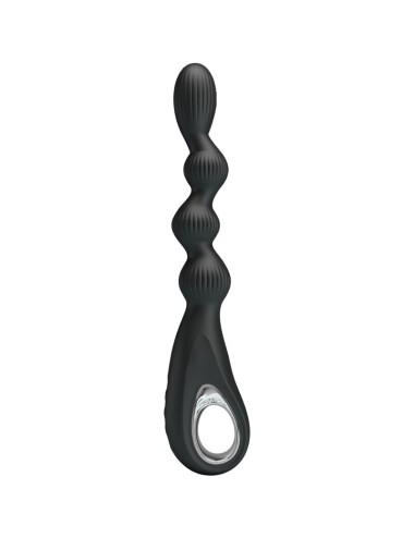 PRETTY LOVE - FEDERER ANAL VIBRATOR 12 VIBRATIONS BLACK