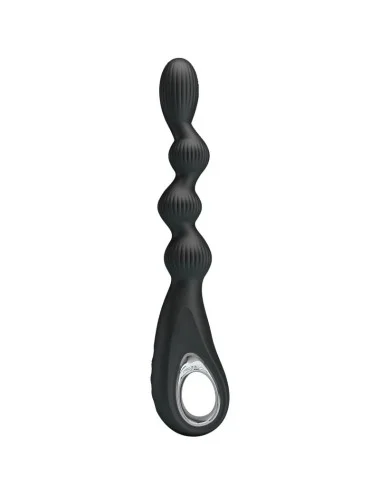 PRETTY LOVE - FEDERER ANAL VIBRATOR 12 VIBRATIONS BLACK