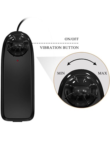 BAILE - CATOBLEPAS REALISTIC VIBRATOR 20.6 CM FLESH REMOTE CONTROL