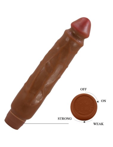 BAILE - JACK REALISTIC VIBRATOR 26 CM MULATTO