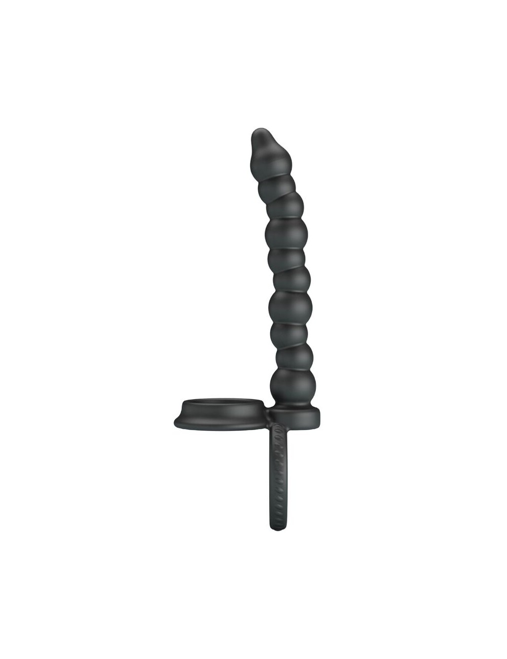 PRETTY LOVE - DILLION DOUBLE PENETRATION COCK RING BLACK