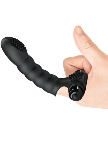 PRETTY LOVE - ALEXANDER FINGER VIBRATOR 10 VIBRATIONS BLACK