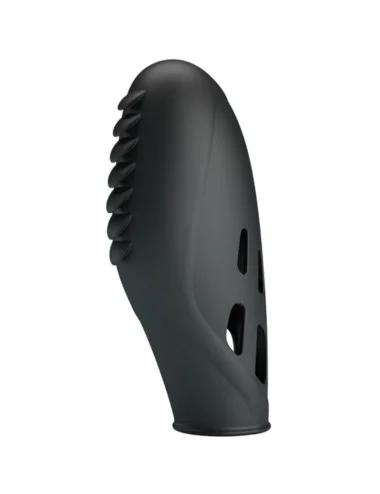 PRETTY LOVE - GILO SILICONE FINGER VIBRATOR BLACK