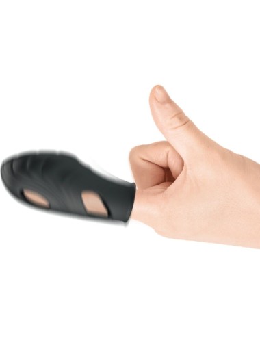 PRETTY LOVE - LICH SILICONE FINGER VIBRATOR BLACK