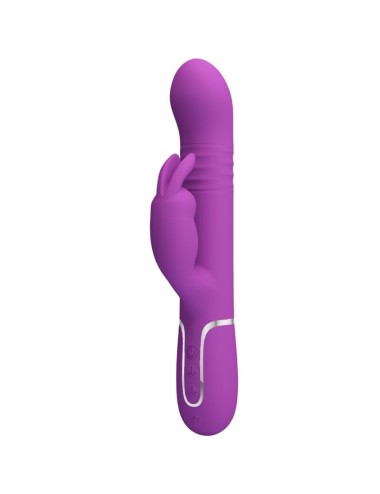 PRETTY LOVE - COALE 4 IN 1 MULTIFUNCTION RABBIT VIBRATOR  PURPLE