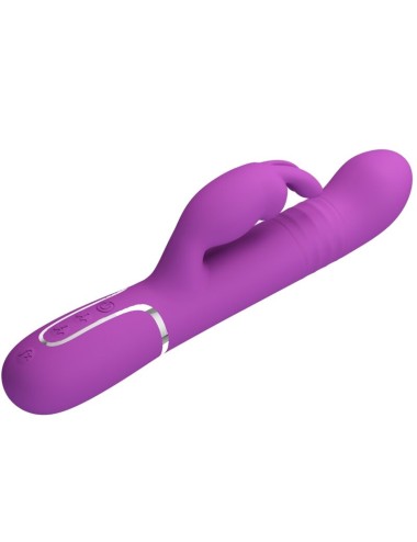 PRETTY LOVE - COALE 4 IN 1 MULTIFUNCTION RABBIT VIBRATOR  PURPLE