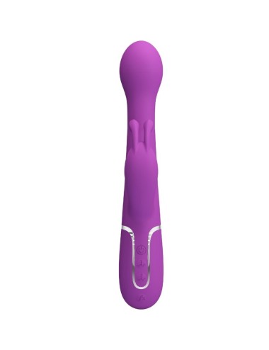 PRETTY LOVE - DEJON 3 IN 1 MULTIFUNCTION RABBIT VIBRATOR  PURPLE
