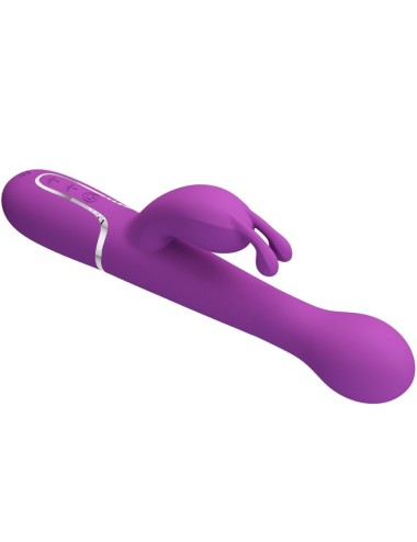 PRETTY LOVE - DEJON 3 IN 1 MULTIFUNCTION RABBIT VIBRATOR  PURPLE