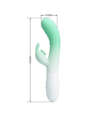 PRETTY LOVE - CERBERUS RABBIT VIBRATOR 3O VIBRATIONS GREEN