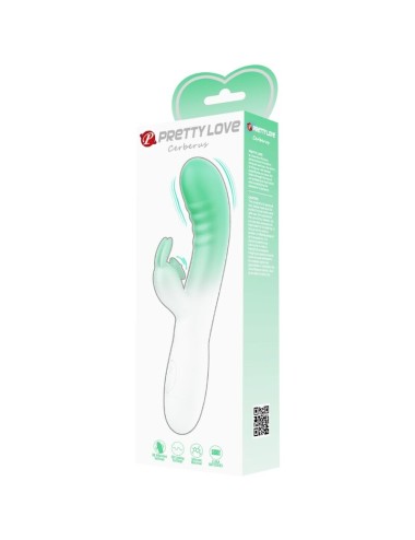 PRETTY LOVE - CERBERUS RABBIT VIBRATOR 3O VIBRATIONS GREEN
