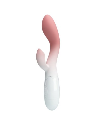 PRETTY LOVE - BRIGHTY G-SPOT VIBRATOR + CLITORIS STIMULATOR 30 VIBRATIONS PINK