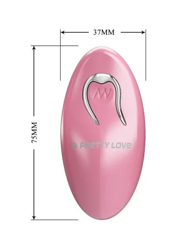 PRETTY LOVE - CAILEY NIPPLE CLAMPS 10 VIBRATIONS REMOTE CONTROL PINK