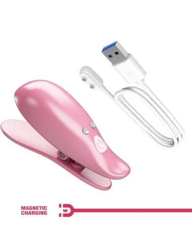 PRETTY LOVE - CAILEY NIPPLE CLAMPS 10 VIBRATIONS REMOTE CONTROL PINK