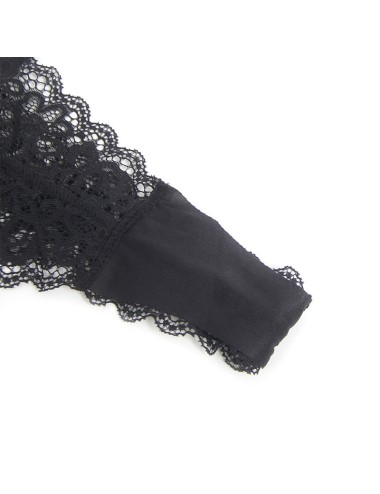 SUBBLIME - 955458 BLACK LEATHER ZIPPER BODY S/M