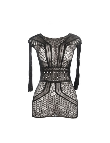SUBBLIME - 951931 SHORT FISHNET DRESS WITH BARE BACK ONE SIZE