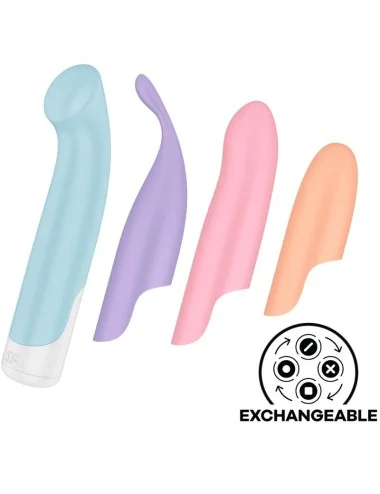 SATISFYER - PLAYFUL FOUR SET VIBRATORS 4 IN 1 + POWER BULLET