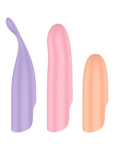 SATISFYER - PLAYFUL FOUR SET VIBRATORS 4 IN 1 + POWER BULLET