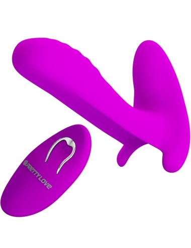 PRETTY LOVE - MASSAGER & VIBRATOR 12 VIBRATIONS REMOTE CONTROL PURPLE