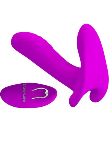 PRETTY LOVE - MASSAGER & VIBRATOR 12 VIBRATIONS REMOTE CONTROL PURPLE