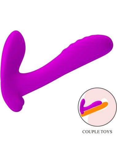 PRETTY LOVE - MASSAGER & VIBRATOR 12 VIBRATIONS REMOTE CONTROL PURPLE