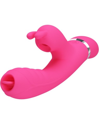 PRETTY LOVE - PHOENIX MULTIFUNCTION RABBIT VIBRATOR PINK