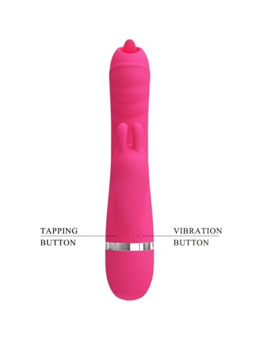 PRETTY LOVE - PHOENIX MULTIFUNCTION RABBIT VIBRATOR PINK