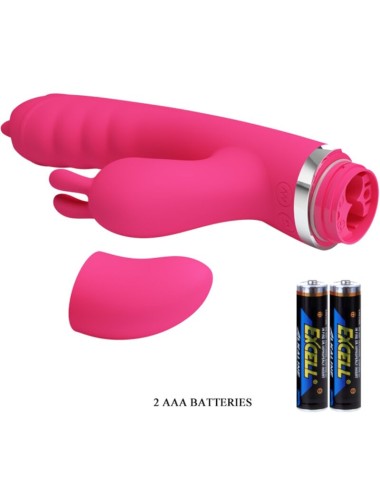 PRETTY LOVE - PHOENIX MULTIFUNCTION RABBIT VIBRATOR PINK